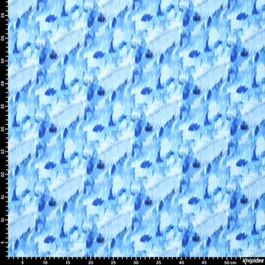 -Stretch stof - digitaal fantasie - blauw - 21809-660 - Stretch stof - digitaal fantasie - blauw - 21809-660
