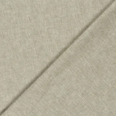 -Linnen stof - linnen mix chambré - melange kaki - 23031-027 - Linnen stof - linnen mix chambré - melange kaki - 23031-027