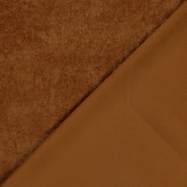 -Ribcord stof - lichte stretch - brique - 1576-156 - Ribcord stof - lichte stretch - brique - 1576-156