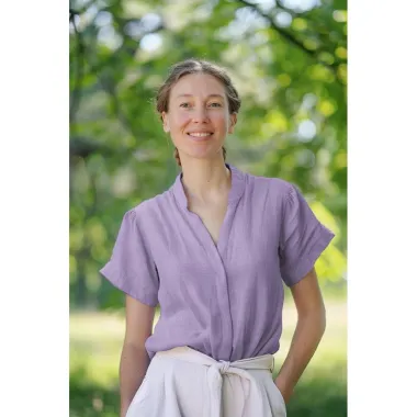 -Hydrofiel stof - geborduurd - bloemen - lila - 3649-067 - Hydrofiel stof - geborduurd - bloemen - lila - 3649-067