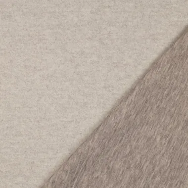 -Gebreide stof - knitted wool look - beige melange - 3746-008 - Gebreide stof - knitted wool look - beige melange - 3746-008
