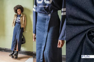 -Spijkerstof - recycled - raw denim - indigo - 32/997159-8050 - Spijkerstof - recycled - raw denim - indigo - 32/997159-8050