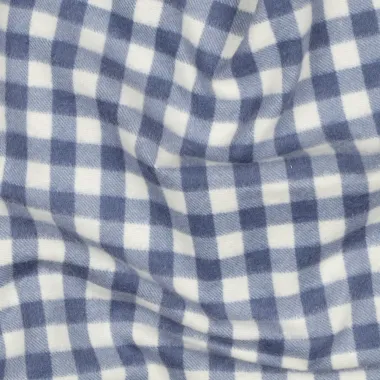 -Flanel stof - checks - blauw - 5080-020 - Flanel stof - checks - blauw - 5080-020