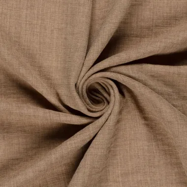 -Polyester stof - linnenlook - taupe - 23229-054 - Polyester stof - linnenlook - taupe - 23229-054