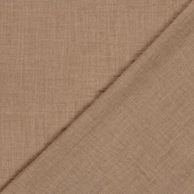 -Polyester stof - linnenlook - taupe - 23229-054 - Polyester stof - linnenlook - taupe - 23229-054