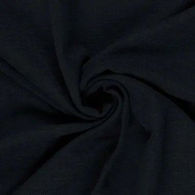 -Polyester stof - linnenlook - donkerblauw - 23229-008 - Polyester stof - linnenlook - donkerblauw - 23229-008