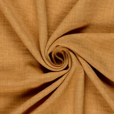 -Polyester stof - linnenlook - camel - 23229-053 - Polyester stof - linnenlook - camel - 23229-053