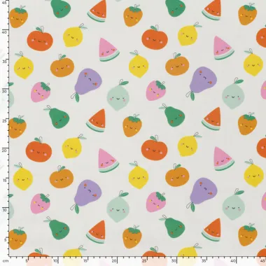 -Jersey - Obst - cremefarben - 23640-051 - Jersey - Obst - cremefarben - 23640-051