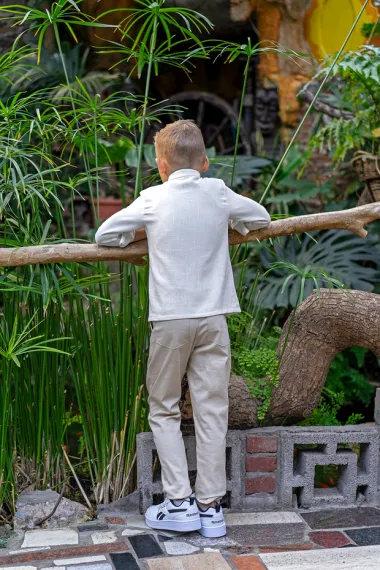 -Viskose - Leinenmischung Slub - cremefarben - 13579-051 - Viskose - Leinenmischung Slub - cremefarben - 13579-051