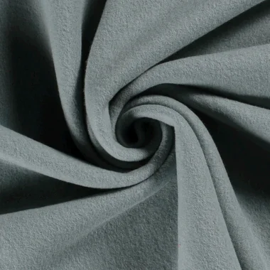 -Fleece stof - fleece katoen brushed - staalblauw - 10004-106 - Fleece stof - fleece katoen brushed - staalblauw - 10004-106