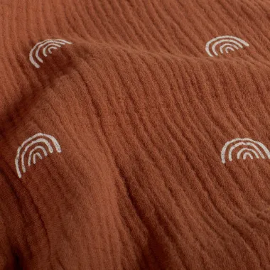 -Hydrofiel stof - regenboog - terra - 23423-114 - Hydrofiel stof - regenboog - terra - 23423-114