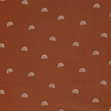 -Hydrofiel stof - regenboog - terra - 23423-114 - Hydrofiel stof - regenboog - terra - 23423-114