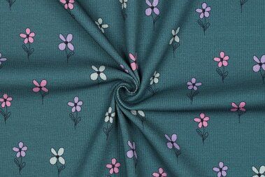 Tricot stof - fijne wafel - bloemetjes - petrol - 5074-002 - Tricot stof - fijne wafel - bloemetjes - petrol - 5074-002 143402-tricot-stof-fijne-wafel-bloemetjes-petrol-5074-002-tricot-stof-fijne-wafel-bloemetjes-petrol-5074-002.jpg