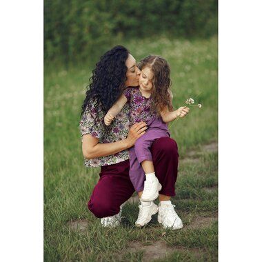 -Jersey - Blumen - lavendel - 4124-005 - Jersey - Blumen - lavendel - 4124-005