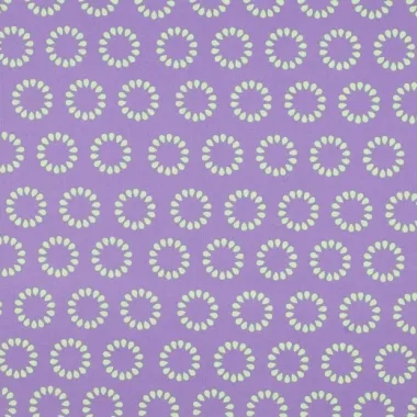 -Katoen met coating - cirkels - lavendel - 5467-002 - Katoen met coating - cirkels - lavendel - 5467-002