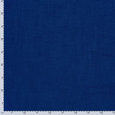 -Polyester stof - linnenlook - kobalt - 23229-005 - Polyester stof - linnenlook - kobalt - 23229-005