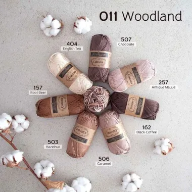 -Catona Chroma 011 - Woodland - 50 gram - Catona Chroma 011 - Woodland - 50 gram