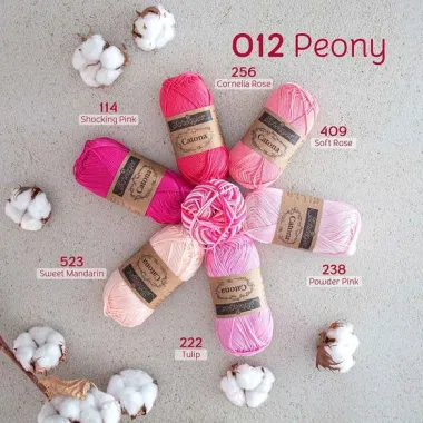 -Catona Chroma 012 - Peony - 50 gram - Catona Chroma 012 - Peony - 50 gram