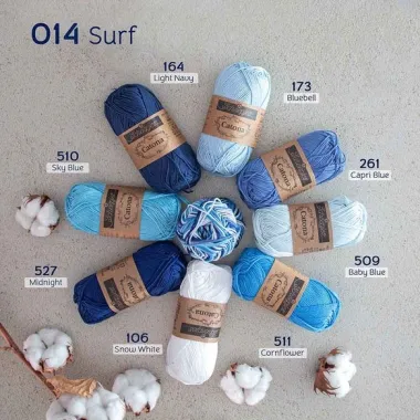 -Catona Chroma 014 - Surf - 50 gram - Catona Chroma 014 - Surf - 50 gram