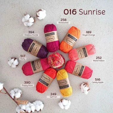 -Catona Chroma 016 - Sunrise - 50 gram - Catona Chroma 016 - Sunrise - 50 gram