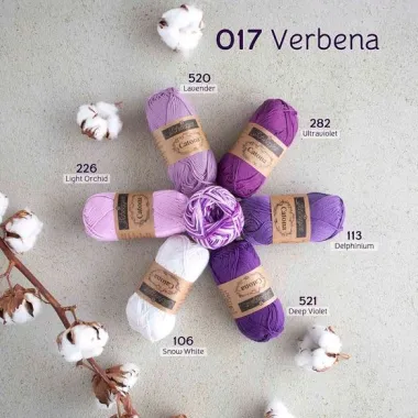 -Catona Chroma 017 - Verbena - 50 gram - Catona Chroma 017 - Verbena - 50 gram