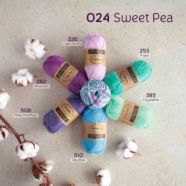 -Catona Chroma 024 - Sweet Pea - 50 gram - Catona Chroma 024 - Sweet Pea - 50 gram