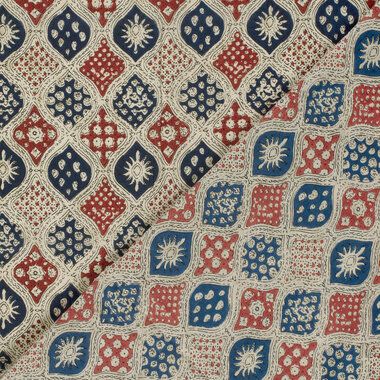 -Katoen stof - batik - voile - fantasie - beige - 23361-052 - Katoen stof - batik - voile - fantasie - beige - 23361-052