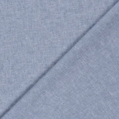 -Linnen stof - linnen mix chambré - indigo - 23031-006 - Linnen stof - linnen mix chambré - indigo - 23031-006