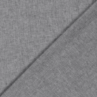 -Linnen stof - linnen mix chambré - zwart - 23031-069 - Linnen stof - linnen mix chambré - zwart - 23031-069
