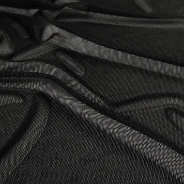 -Polyester stof - zwembroek gaasvoering - zwart - 23871-069 - Polyester stof - zwembroek gaasvoering - zwart - 23871-069