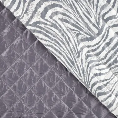 -Doorgestikte stof - zebraprint - zand - 22803-520 - Doorgestikte stof - zebraprint - zand - 22803-520