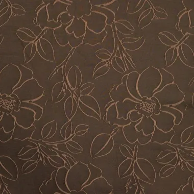 -Viscose stof - polyestermix - jacquard - bloemen - taupe - 22854-690 - Viscose stof - polyestermix - jacquard - bloemen - taupe - 22854-690