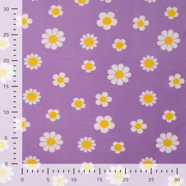 -Nicky velours stof - bloemen - violet - 35504-440 - Nicky velours stof - bloemen - violet - 35504-440