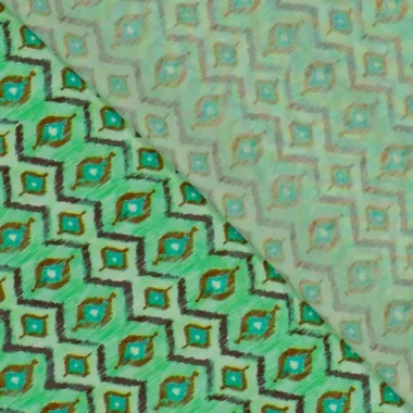 -Viscose stof - fantasie - groen - 321024-51 - Viscose stof - fantasie - groen - 321024-51