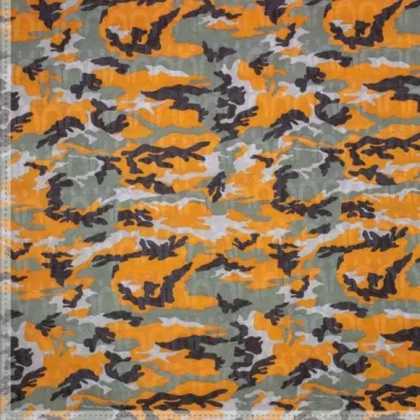 -Stretch stof - camouflage - oranje multi - 325042-10 - Stretch stof - camouflage - oranje multi - 325042-10