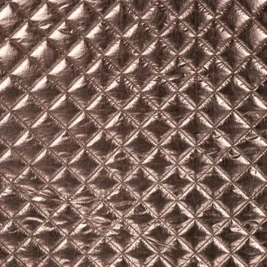-Doorgestikte stof - quilted poly creased - brons - 22763-760 - Doorgestikte stof - quilted poly creased - brons - 22763-760