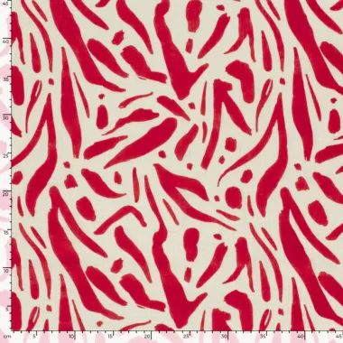 -Hydrofiel stof - abstract - rood - 23267-016 - Hydrofiel stof - abstract - rood - 23267-016