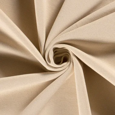 -Katoen stof - tricot fijne wafel - beige - 25/16556-052 - Katoen stof - tricot fijne wafel - beige - 25/16556-052 