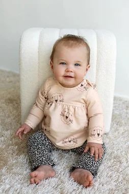 -Jersey - French Terry - Löwen - beige - 25/25430-052 - Jersey - French Terry - Löwen - beige - 25/25430-052