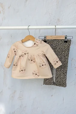 -Jersey - French Terry - Löwen - beige - 25/25430-052 - Jersey - French Terry - Löwen - beige - 25/25430-052