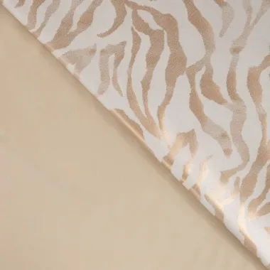 -Suèdine - Scuba-Wildleder - Folien-Zebra-Druck - Sand - 22827-520 - Suèdine - Scuba-Wildleder - Folien-Zebra-Druck - Sand - 22827-520