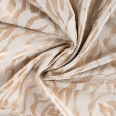 -Suèdine - Scuba-Wildleder - Folien-Zebra-Druck - Sand - 22827-520 - Suèdine - Scuba-Wildleder - Folien-Zebra-Druck - Sand - 22827-520