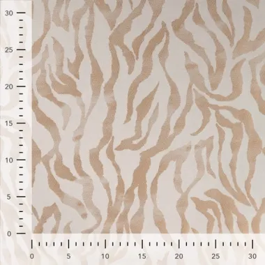 -Suèdine - Scuba-Wildleder - Folien-Zebra-Druck - Sand - 22827-520 - Suèdine - Scuba-Wildleder - Folien-Zebra-Druck - Sand - 22827-520
