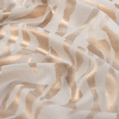 -Suèdine - Scuba-Wildleder - Folien-Zebra-Druck - Sand - 22827-520 - Suèdine - Scuba-Wildleder - Folien-Zebra-Druck - Sand - 22827-520