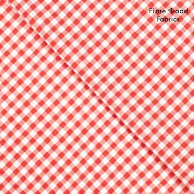 -Stretch stof - seersucker - checks - rood - 34/310372-20 - Stretch stof - seersucker - checks - rood - 34/310372-20