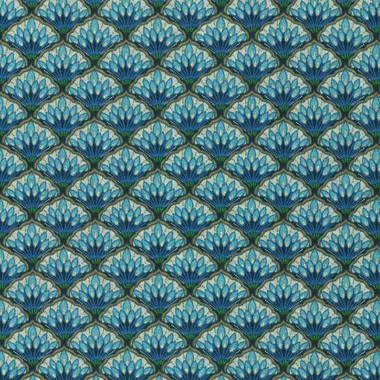 -Tricot stof - punta di roma - sparkling retro - blauw - 22016-670 - Tricot stof - punta di roma - sparkling retro - blauw - 22016-670