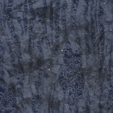 -Tricot stof - dropps holes jacquard - blauw - 22075-690 - Tricot stof - dropps holes jacquard - blauw - 22075-690