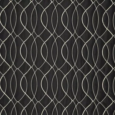 -Doorgestikte stof - stepped cord - zwart - 22064-999 - Doorgestikte stof - stepped cord - zwart - 22064-999