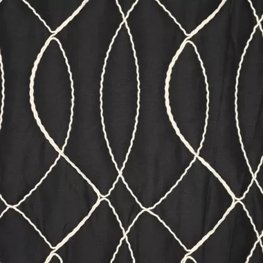 -Doorgestikte stof - stepped cord - zwart - 22064-999 - Doorgestikte stof - stepped cord - zwart - 22064-999