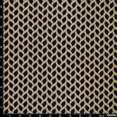 -Tricot stof - punta di roma - sparkle richy - zwart - 22080-179 - Tricot stof - punta di roma - sparkle richy - zwart - 22080-179